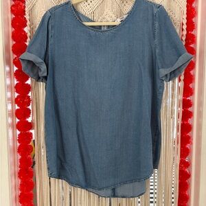 Denim Blue Women's Top